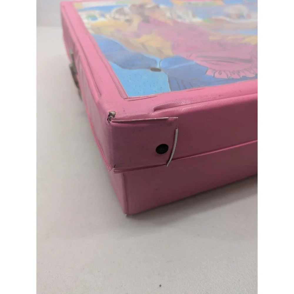 Vintage 1985 Fashion Doll Bedroom Case Fold Out Pop Out Twin Beds Playset 1980s